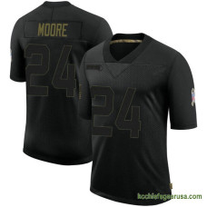 Mens Kansas City Chiefs Skyy Moore Black Limited 2020 Salute To Service Kcc216 Jersey C830